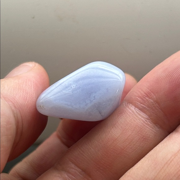 🖤Vintage Blue Lace Agate Pendant - Picture 7 of 11